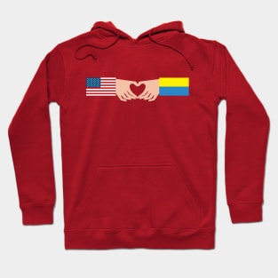 USA  Loves Ukraine Hoodie